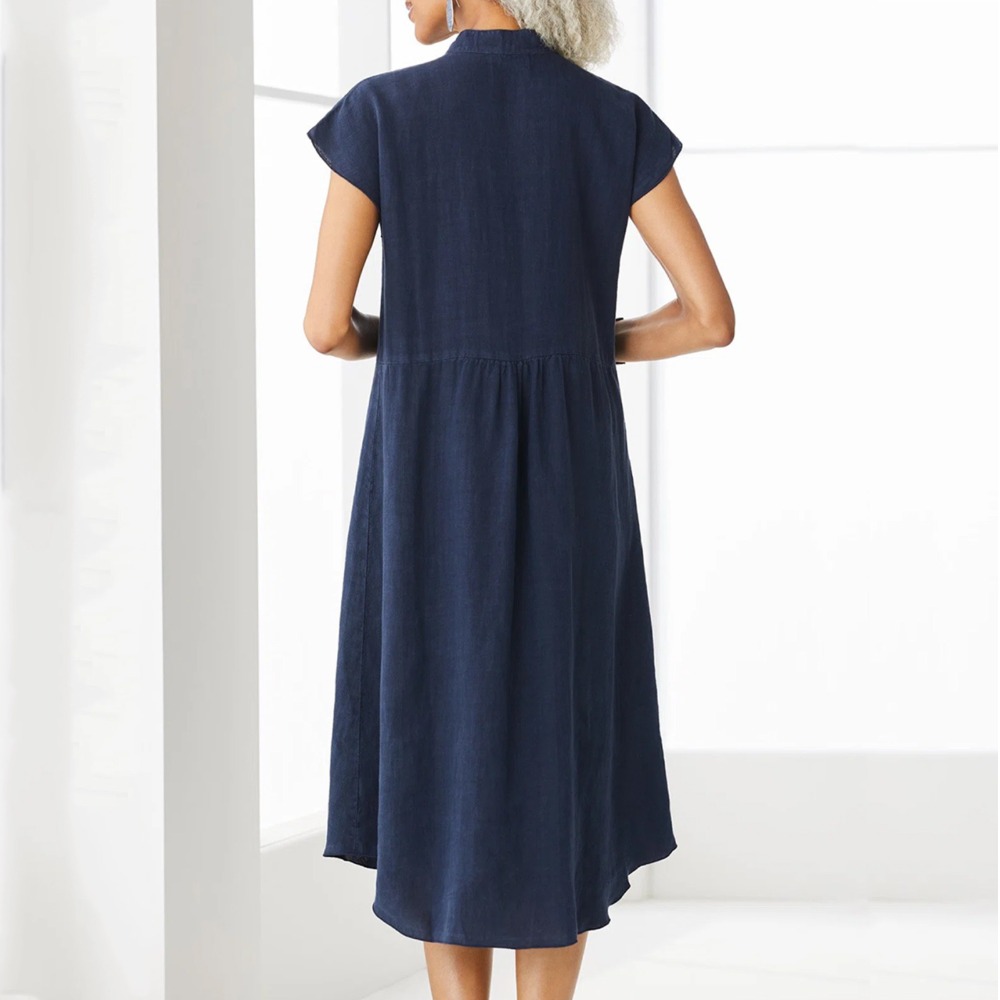 2026 Vrouwen Casual Zwart Shir - Casual Loose Linen Shirt Dress recensie en prijs