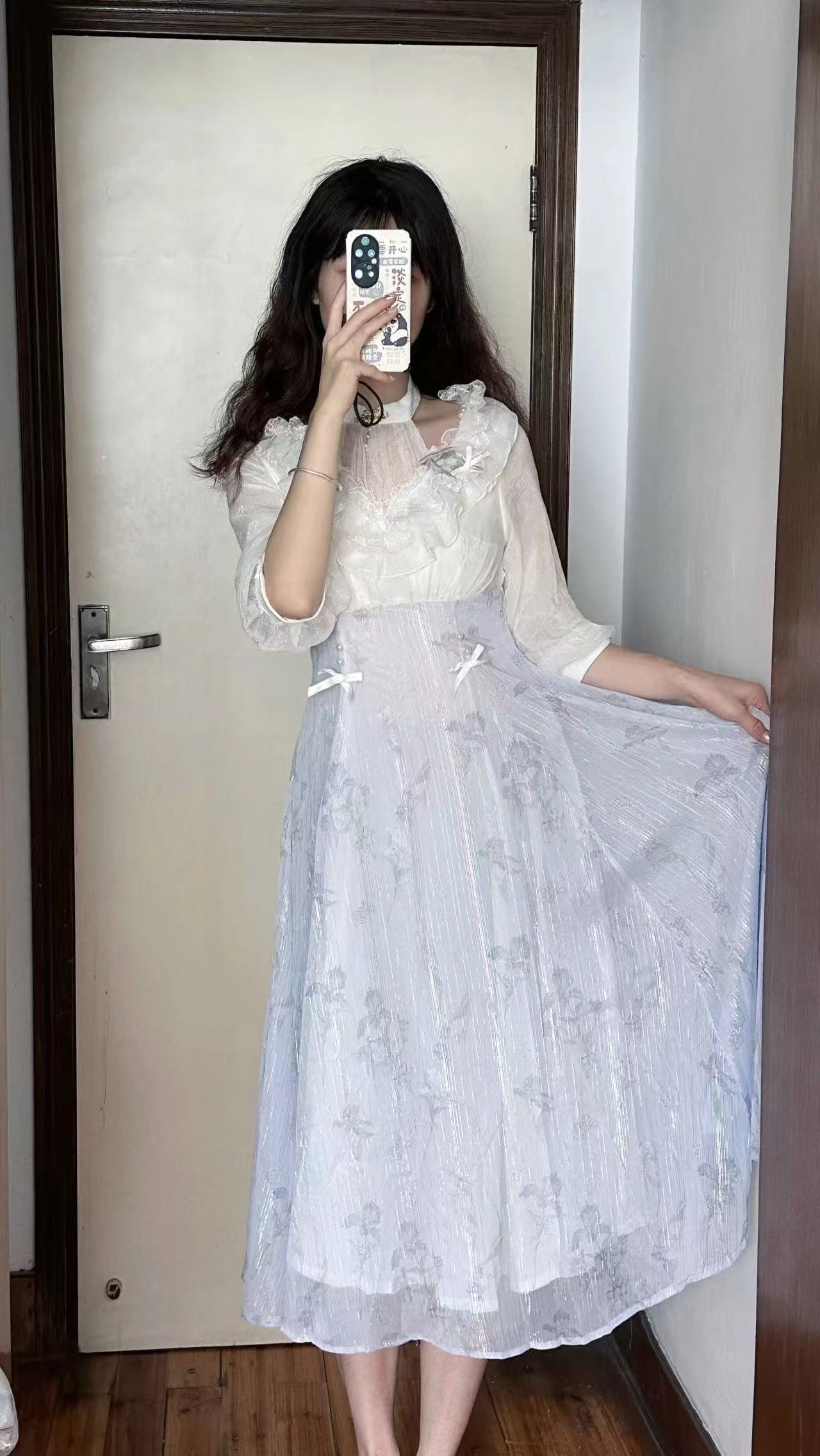 Vrouwen Bloemen Lolita Jurk Ko - French Vintage Floral Midi Dress recensie en prijs