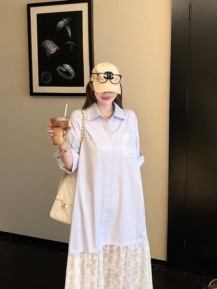 Luu Cherry Girl Lace A-Line Sh - Korean Style A Line Shirt Dress recensie en prijs