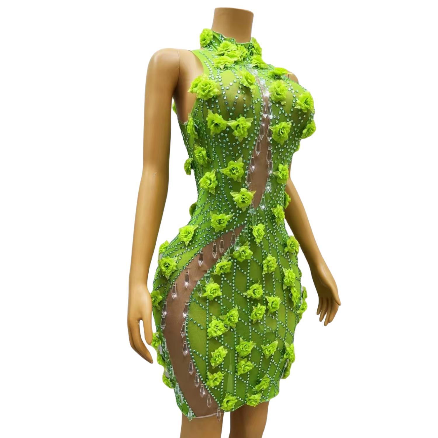Chique sprankelende kristallen - Sparkly Rhinestone Club Party Dress recensie en prijs